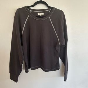 Madewell Black Crew Neck Sweater NWT